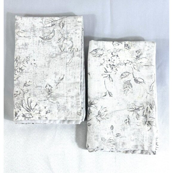 Lot of 2 Biltmore Damask Gray Pillow Covers 21.5" x 27.5" - Picture 1 of 11